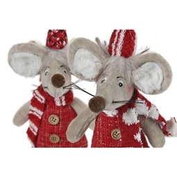 Figura egér akasztós 26x20x18 cm 2 féle