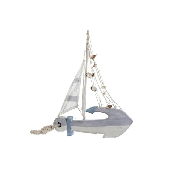 Figura hajó LED-es 41,5x5,5x41,5 cm