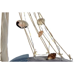 Figura hajó LED-es 41,5x5,5x41,5 cm