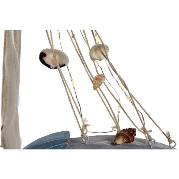 Figura hajó LED-es 41,5x5,5x41,5 cm