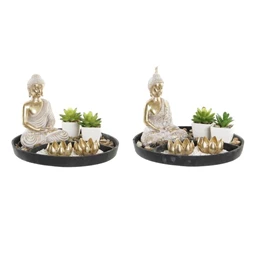 Figura kert zen 26x26x18 cm 2 féle
