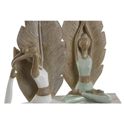 Figura jógázó lány 15,5x7,5x26,5 cm 2 féle