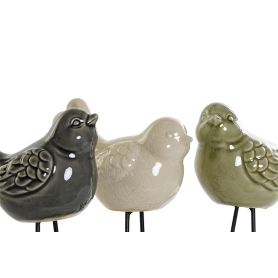 Figura madár 15x9x14 cm 3 féle