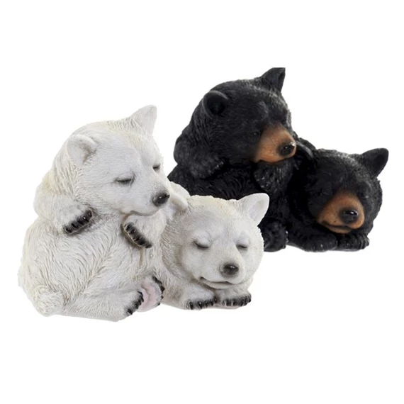 Figura medvék 14,5x14,5x11 cm 2 féle