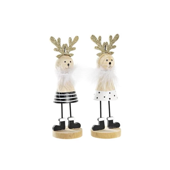 Figura rénszarvas 6,5x6,5x21,5 cm 2 féle