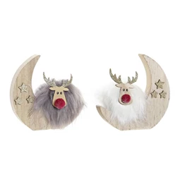 Figura rénszarvas 13x8x13,5 cm 2 féle