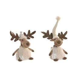 Figura rénszarvas 17x15x44 cm 2 féle