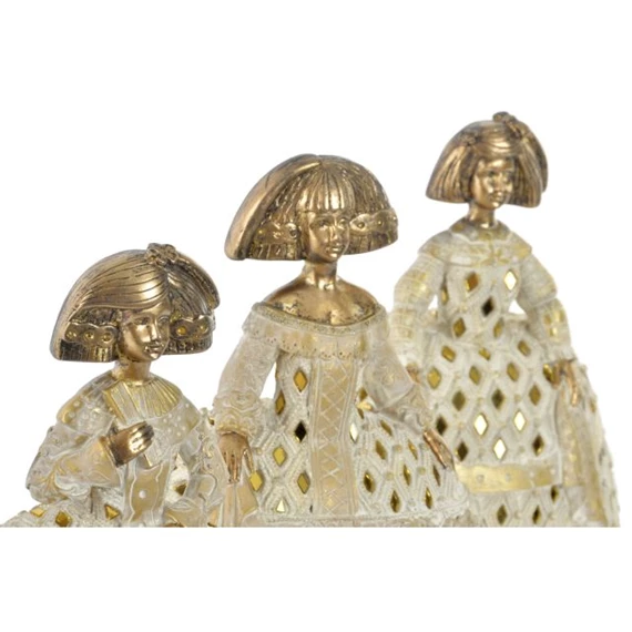 Figura dáma 18x13x23 cm 3 féle