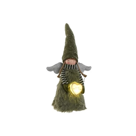 Figura tündér, LED-es 24x15x55 cm