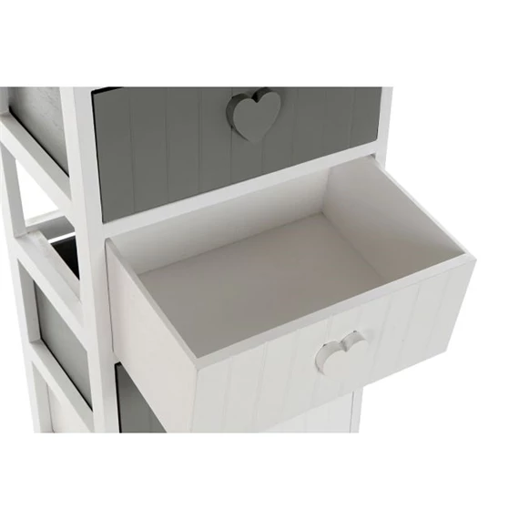 Fiókos szekrény szív alakú fogantyúval 40x29x90 cm