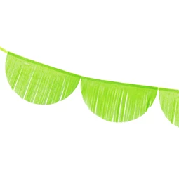 Fodros bojt girland zöldalma 3 m