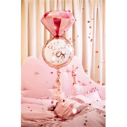 Fólia lufi gyűrű 41x72 cm mix