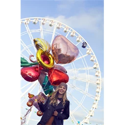 Fólia lufi gyűrű 60x95 cm mix