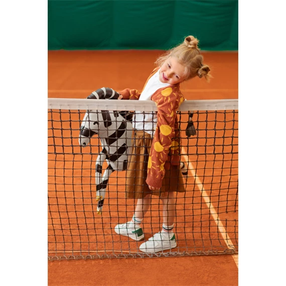 Fólia lufi zebra formájú műanyag 115x85cm fekete, fehér