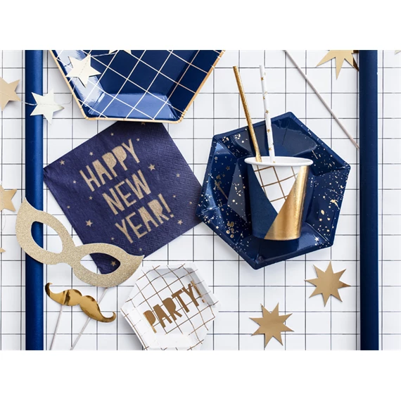 Fotó kellékek let`s celebrate mix arany 21-42 cm S/8