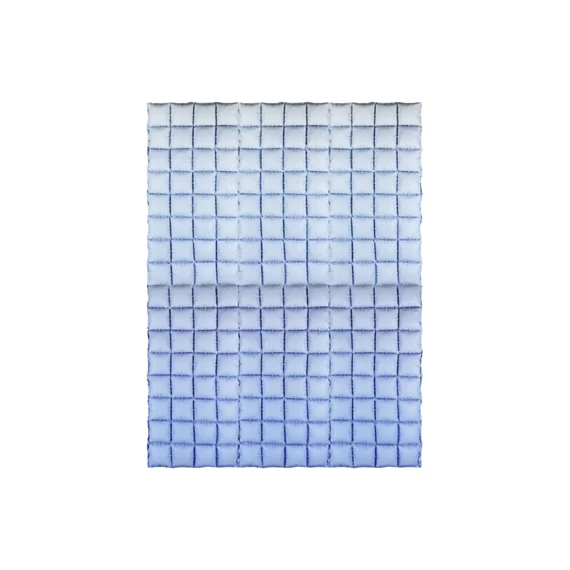 Függöny lufi fólia kék ombre 72x143 cm