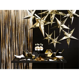 Függöny party arany 90x250 cm