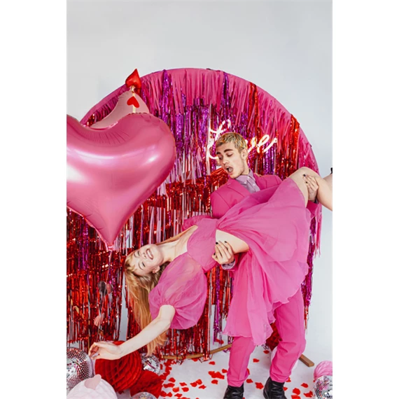 Függöny party lila 0.9 x 2.5 m