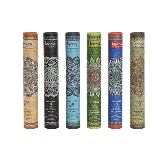 Füstölő szett 4x4x27 cm 6 féle S/30