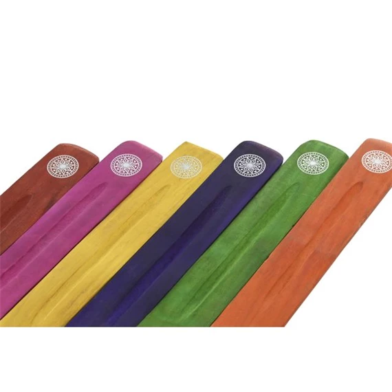 Füstölő tartó Mandala 6,5x29x1,5 cm 6 féle