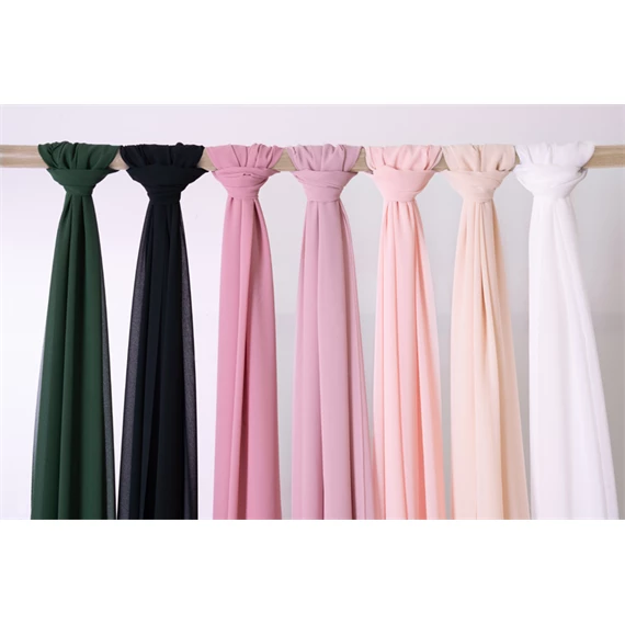 Futó chiffon palackzöld 0,48 x 5 m