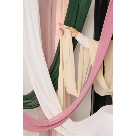 Futó chiffon palackzöld 0,48 x 5 m