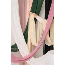 Futó chiffon világos rózsaszín 0,48 x 5 m