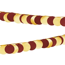 Füzér körök fémes színkeverék 2,2 m