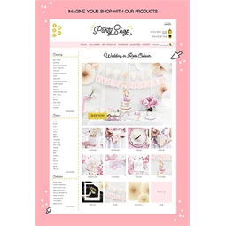 Girland bojtokkal, fehér, 30 cm x 1,5 m