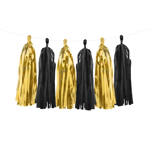 Girland bojtokkal, mix