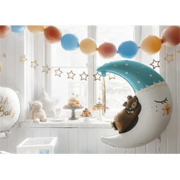 Girland csillagok arany 3 m