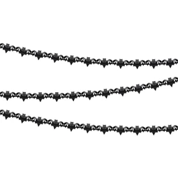 Girland denevéres papír 400 cm fekete