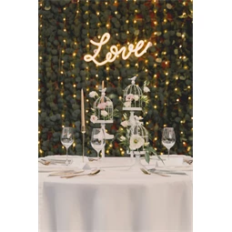 Girland fűzfa levelek 2 m