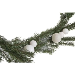 Girland havas, bogyós, 40 LED-es 14x7x150 cm