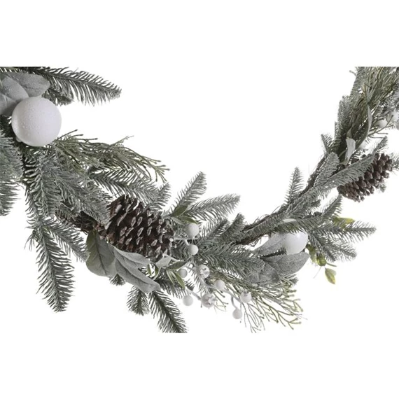 Girland havas, tobozzal, 35 LED-es 25x13x152 cm