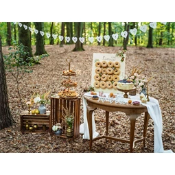 Girland szívek fehér 1,8 m