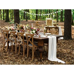 Girland szívek fehér 1,8 m