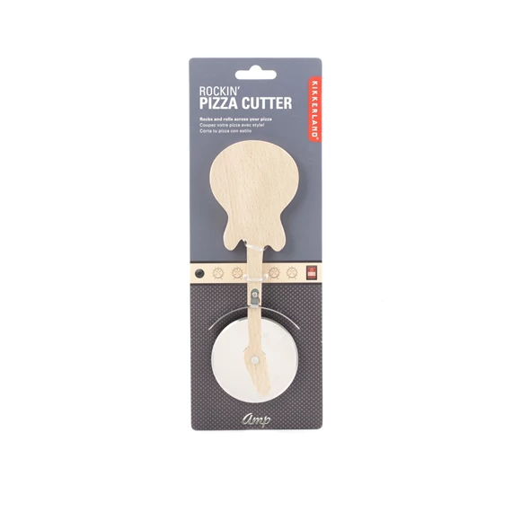 Gitáros pizzaszeletelő 4x2x6 cm