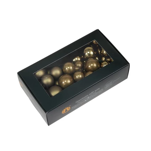 Gömb csokor betűzős 2/2,5/3 cm S/6