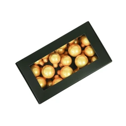 Gömb betűzős 2/2,5/3 cm gold opal S/6