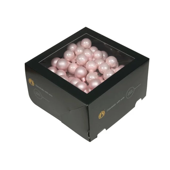 Gömb betűzős 2,5 cm powder pink S/144 