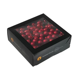 Gömb betűzős 2 cm red combi S/144