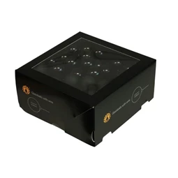 Gömb betűzős 3 cm black S/72