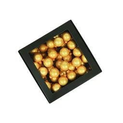 Gömb betűzős 3 cm gold opal S/72