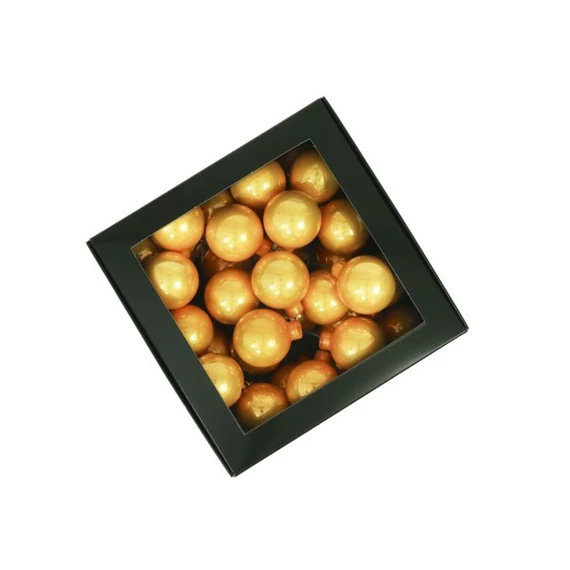 Gömb betűzős 4 cm gold opal S/36