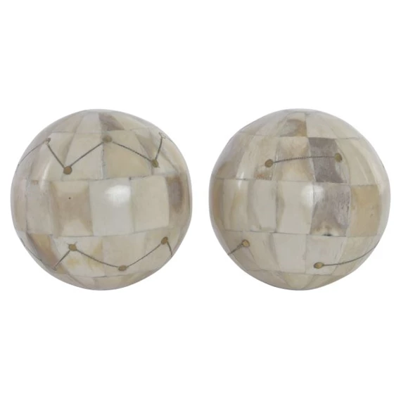 Gömb dekoráció 10x10x10 cm 2 féle