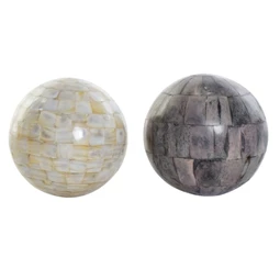 Gömb dekoráció 12x12x12 cm 2 féle