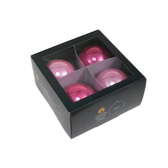 Gömb 10 cm pink opal S/4