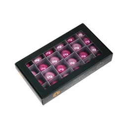 Gömb 2,5 cm pink opal S/24