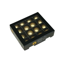 Gömb 3 cm bright gold mat S/16